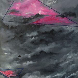 Antochi Vasile-Bogdanel, Swallow^s Return, ulei pe panza, 100x70cm, 2025